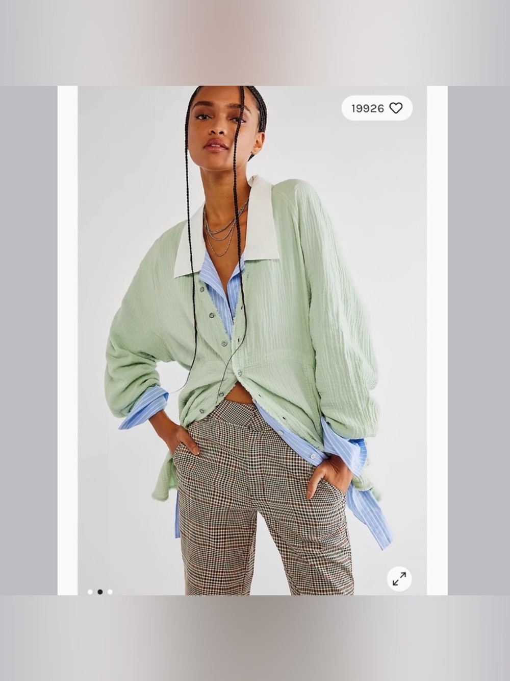 free people summer daydream button down palmeraie